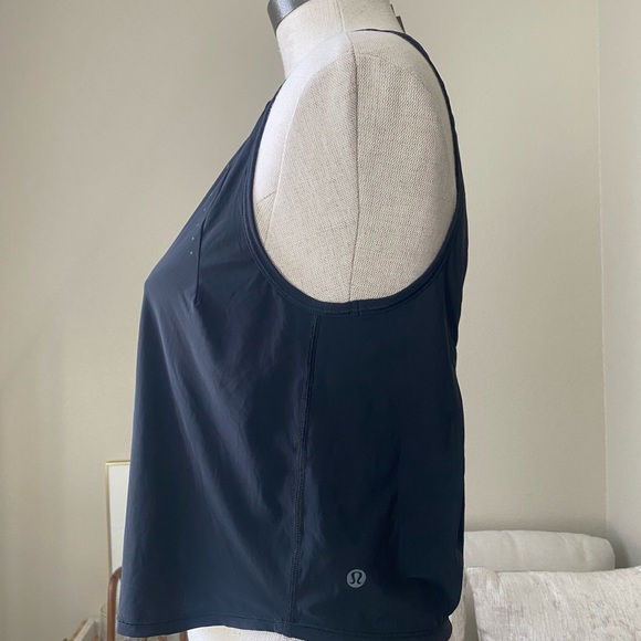 lululemon athletica Tops - Lululemon Athletica Black Mesh Tank